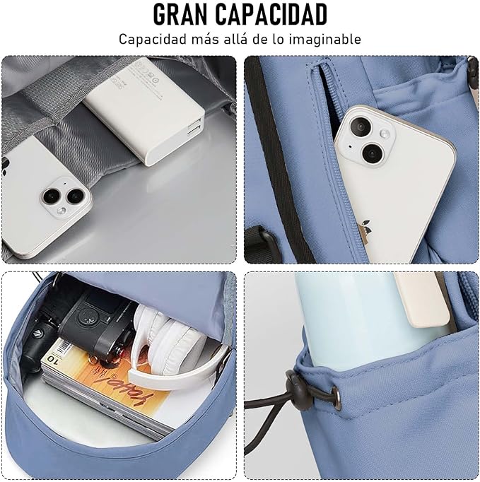 A LIUIAHZBF Mochila de Viaje-Mochila, Mochilas para Mujer, Mochila para Laptop Gran Capacidad para Estudio, Viajes, Trabajo.