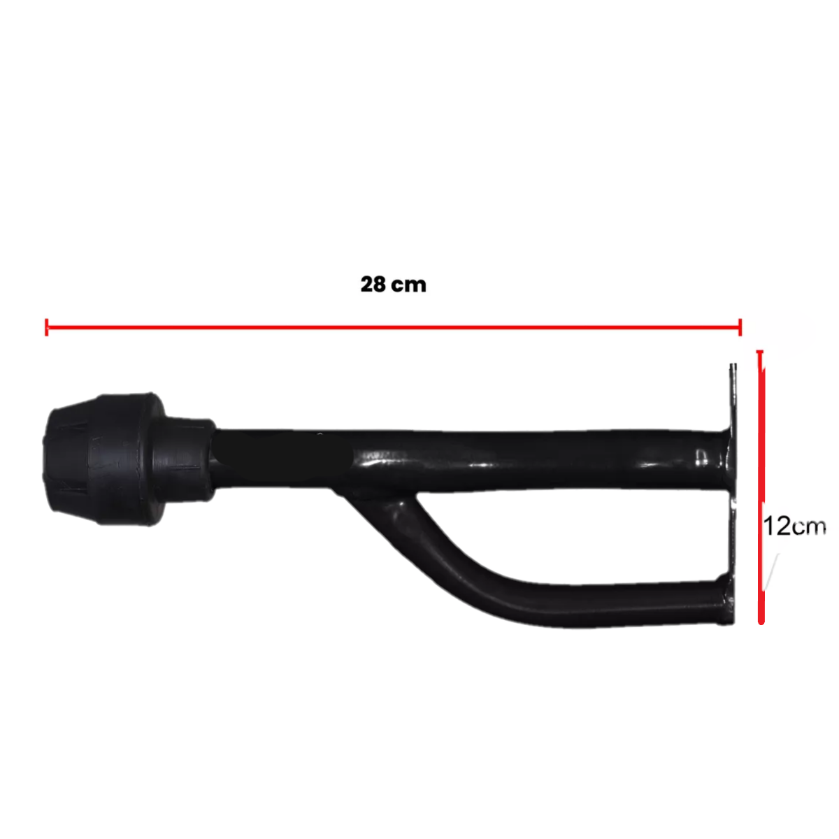 Slider Para Moto Universal Defensa Caída Reforzada Acero Negro