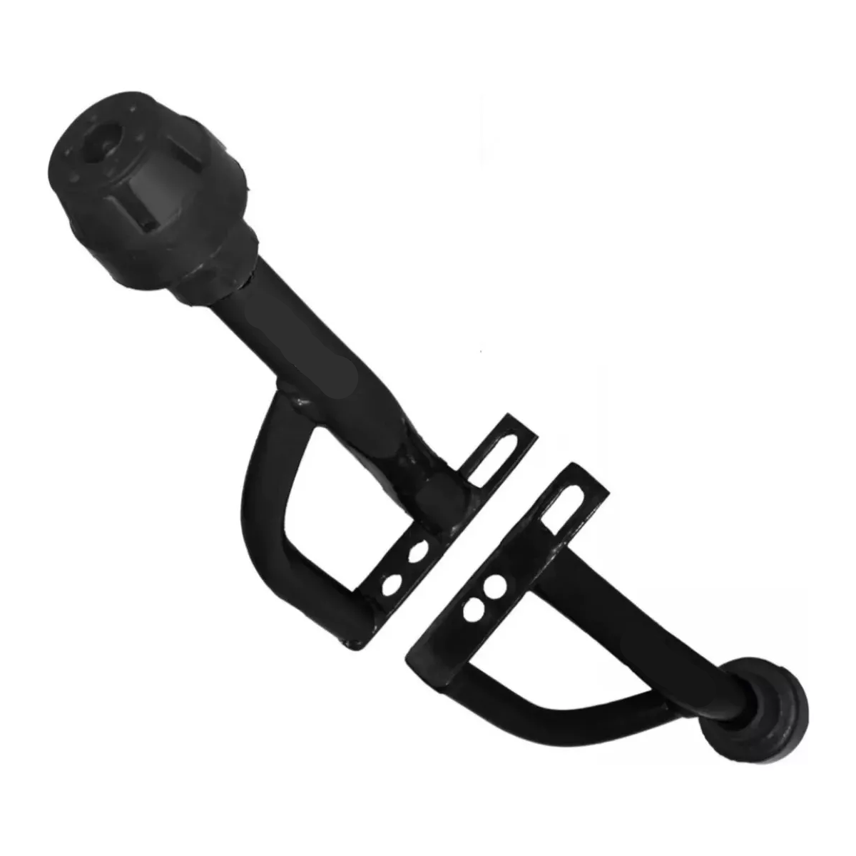 Slider Para Moto Universal Defensa Caída Reforzada Acero Negro