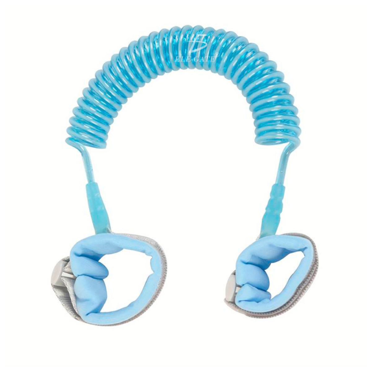 Pulsera de Seguridad con Llave para Niños Pequeños Ajustable y Elástica Color Azul.