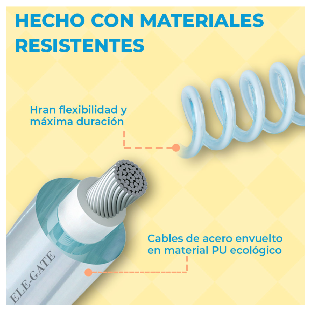 Pulsera de Seguridad con Llave para Niños Pequeños Ajustable y Elástica Color Azul