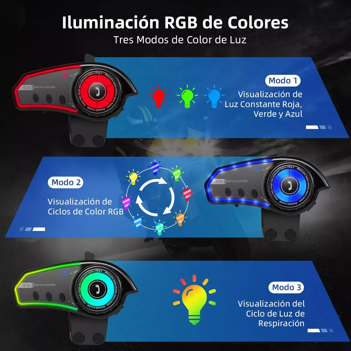 Bluetooth Para Casco, Audifonos Para Casco Moto