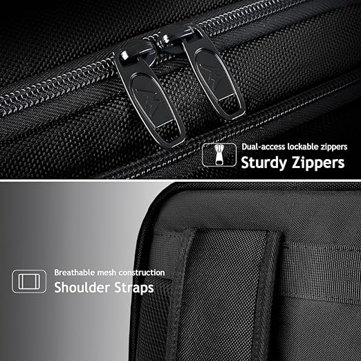 A MATEIN Mochila de Viaje, Mochila de Viaje 10 kg Avion con Puerto de Carga USB, Mochila para Laptop de 17 Pulgadas, Mochilas para Hombre y Mujer, Mochila de Viaje Viral TikTok, Negro