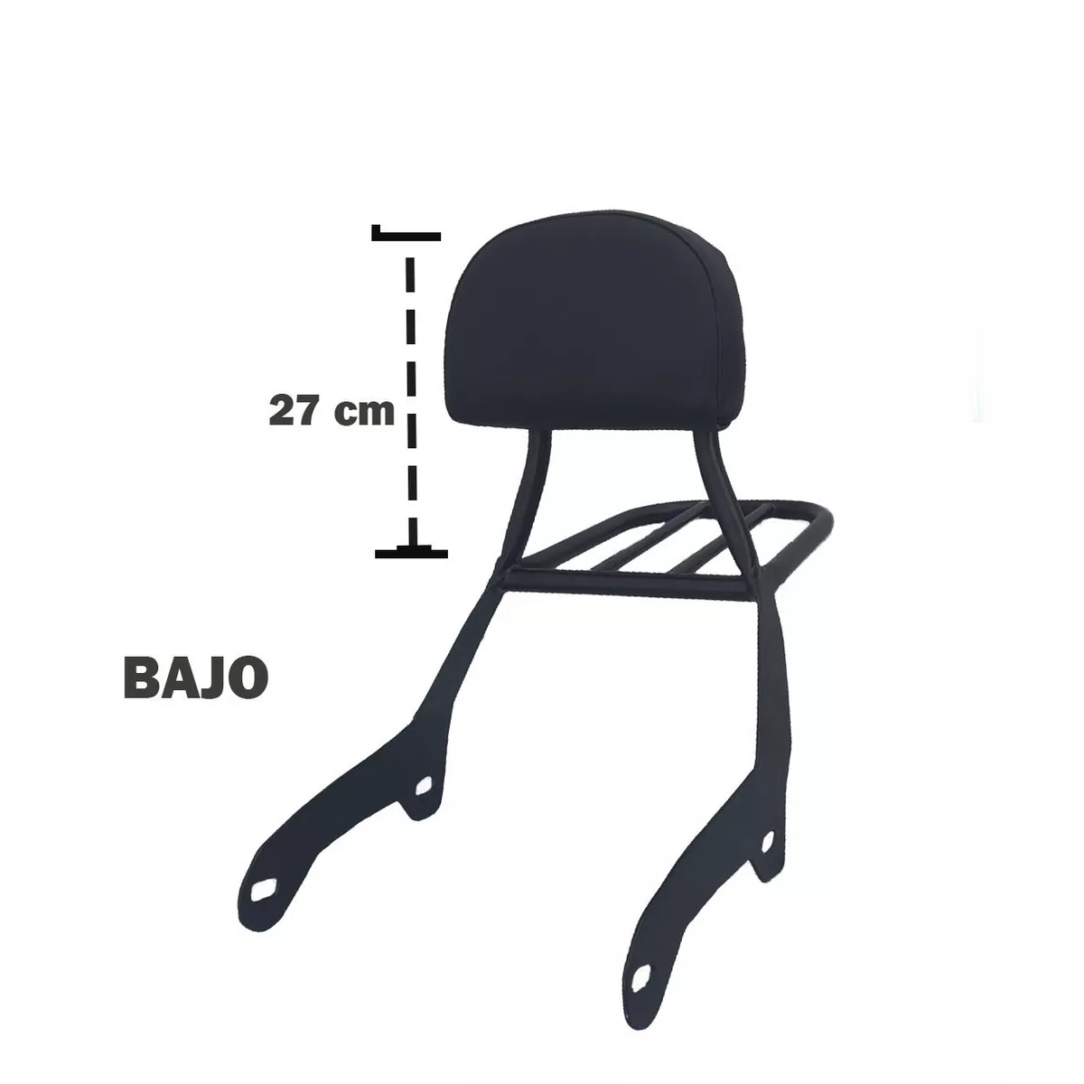 Respaldo Italika Tc200, Tc250 Chopper Negro