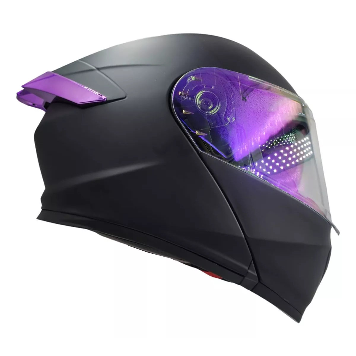 Casco Mujer Certificado Abatible Night Vision Talla S