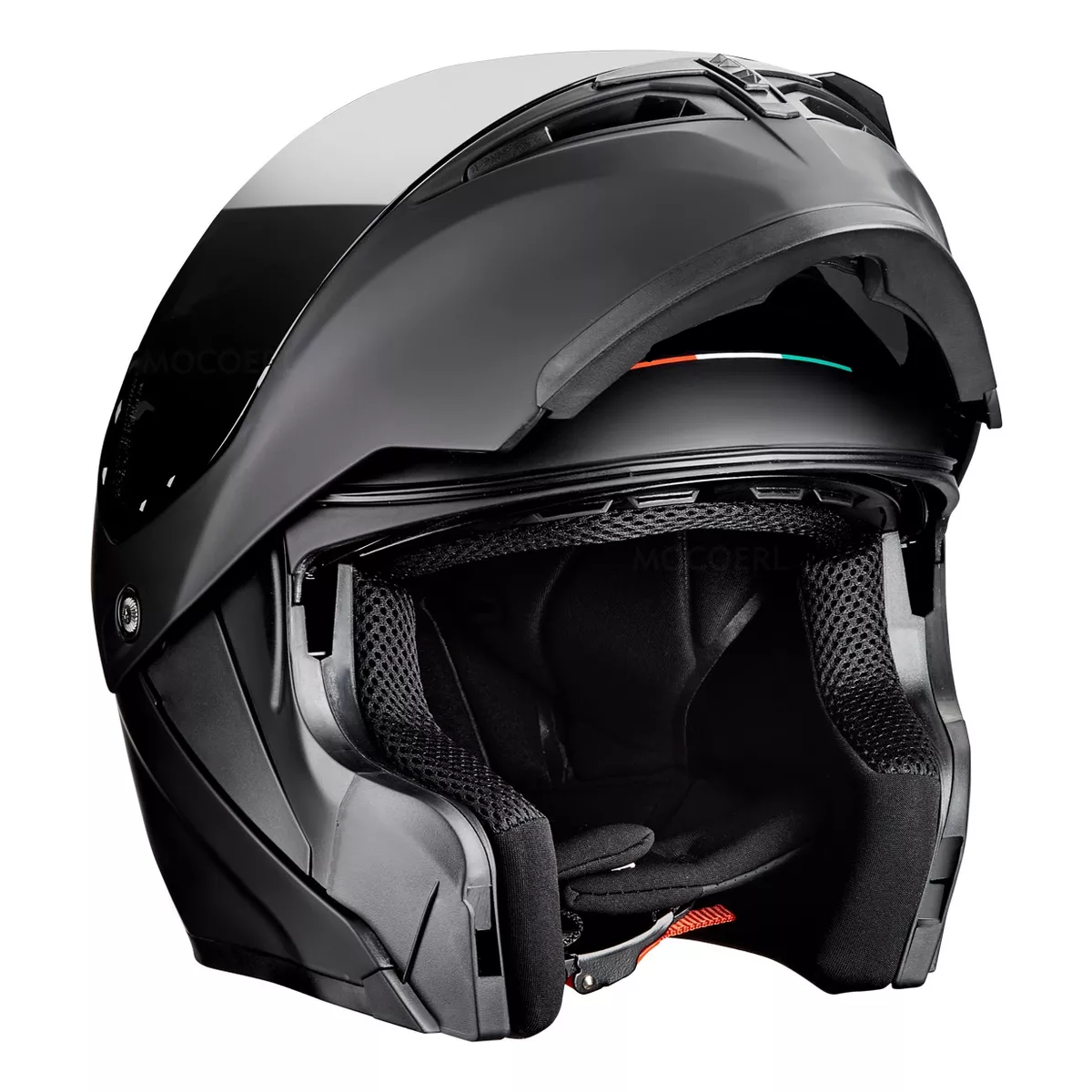 Casco Abatible Certificado Dot Para Moto Negro My-90 Talla XL