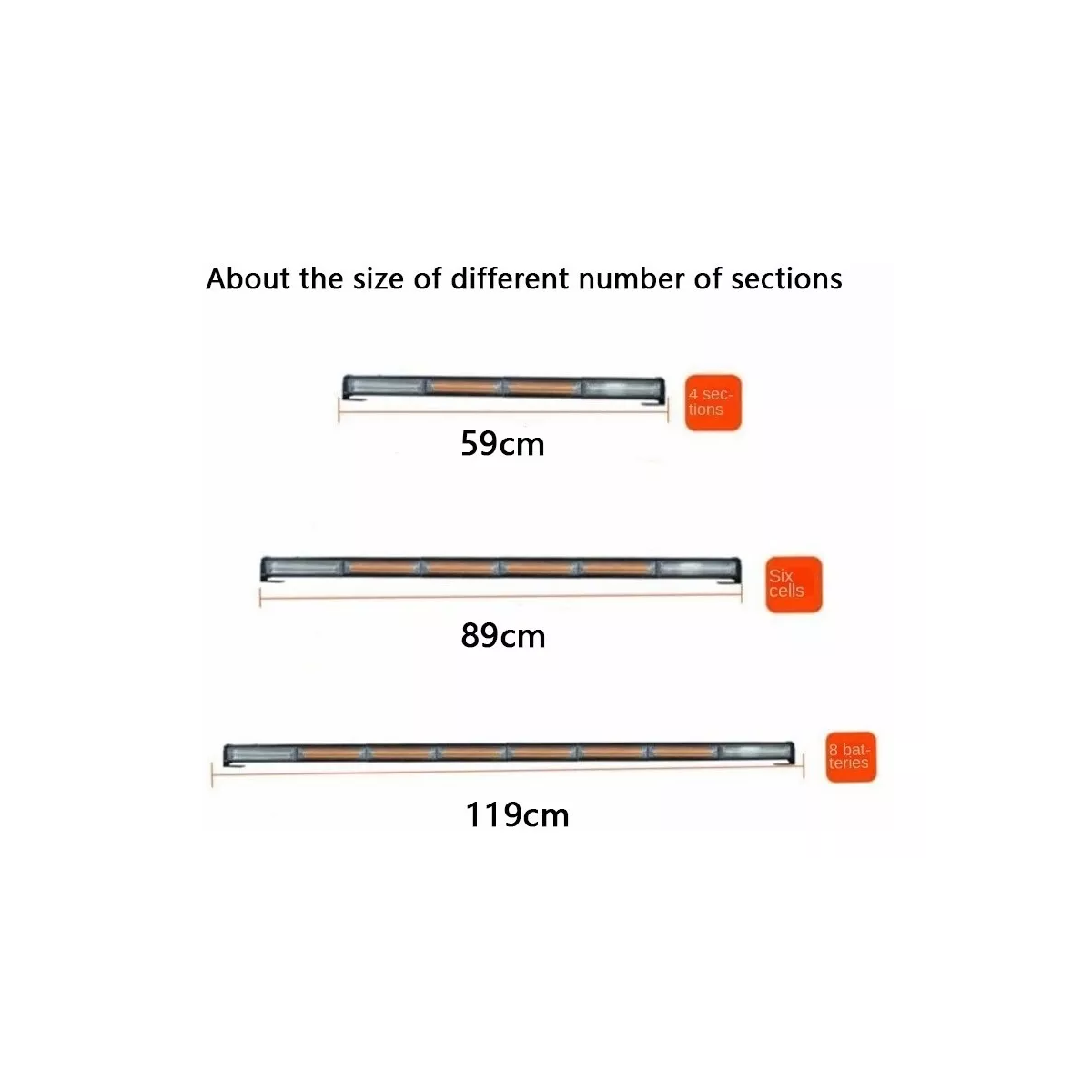Barra Torreta Estrobo Codigo Leds Cob Policia 35 PuLG 60w Verde