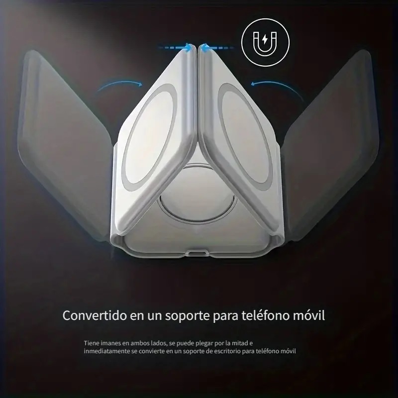 Cargador MagSafe 3 en 1 inalámbrico.