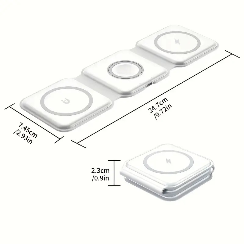 Cargador MagSafe 3 en 1 inalámbrico.