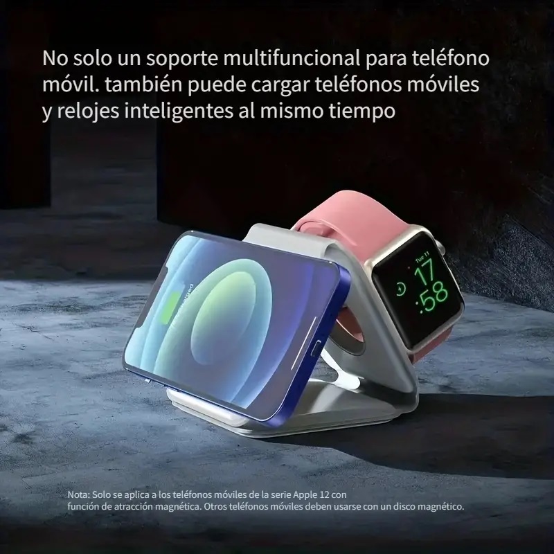 Cargador MagSafe 3 en 1 inalámbrico.