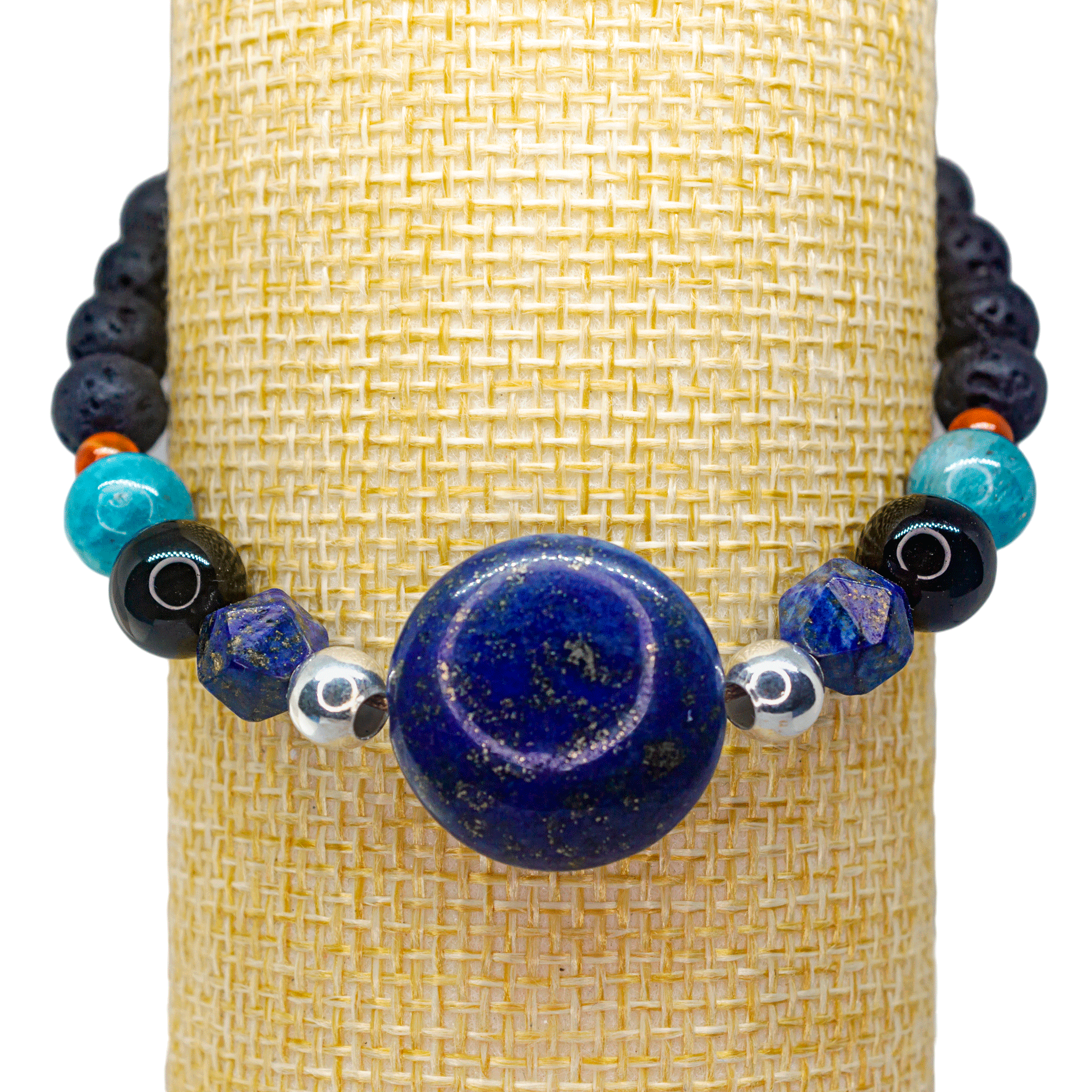 Pulsera Lapislázuli de Alta Protección Estilo Egipto