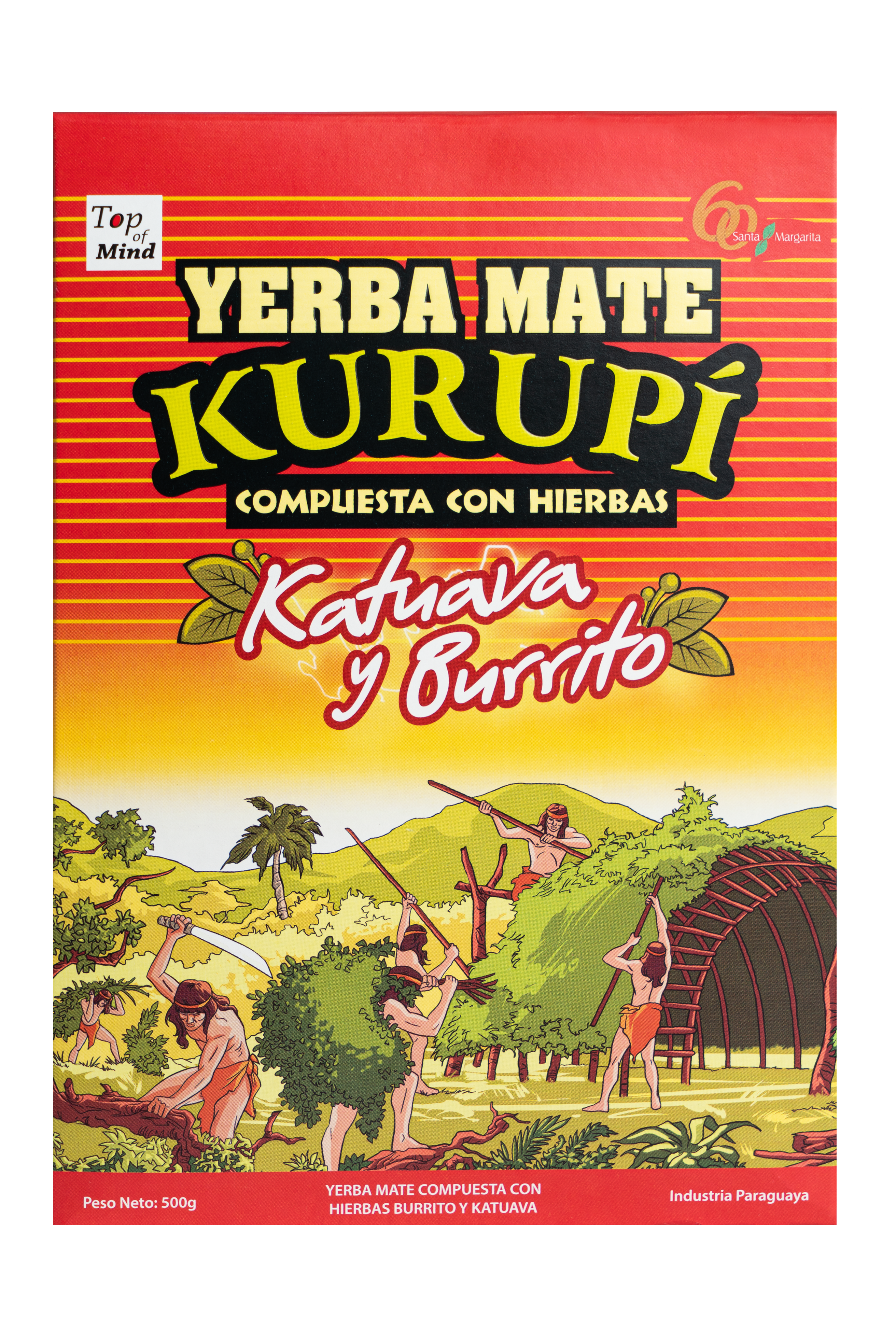 Yerba Mate Kurupí con Katuava y Burrito 500 g
