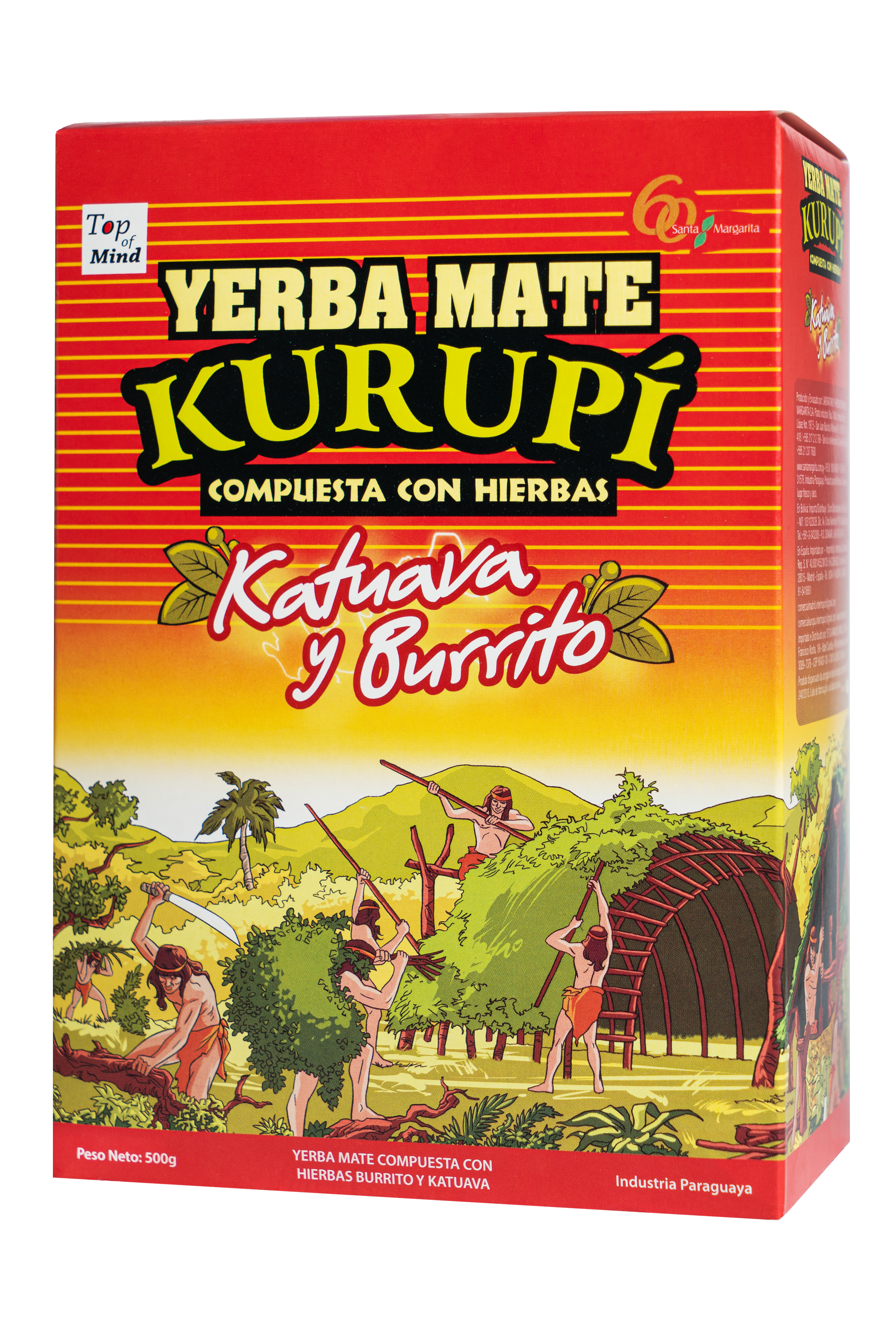 Yerba Mate Kurupí con Katuava y Burrito 500 g