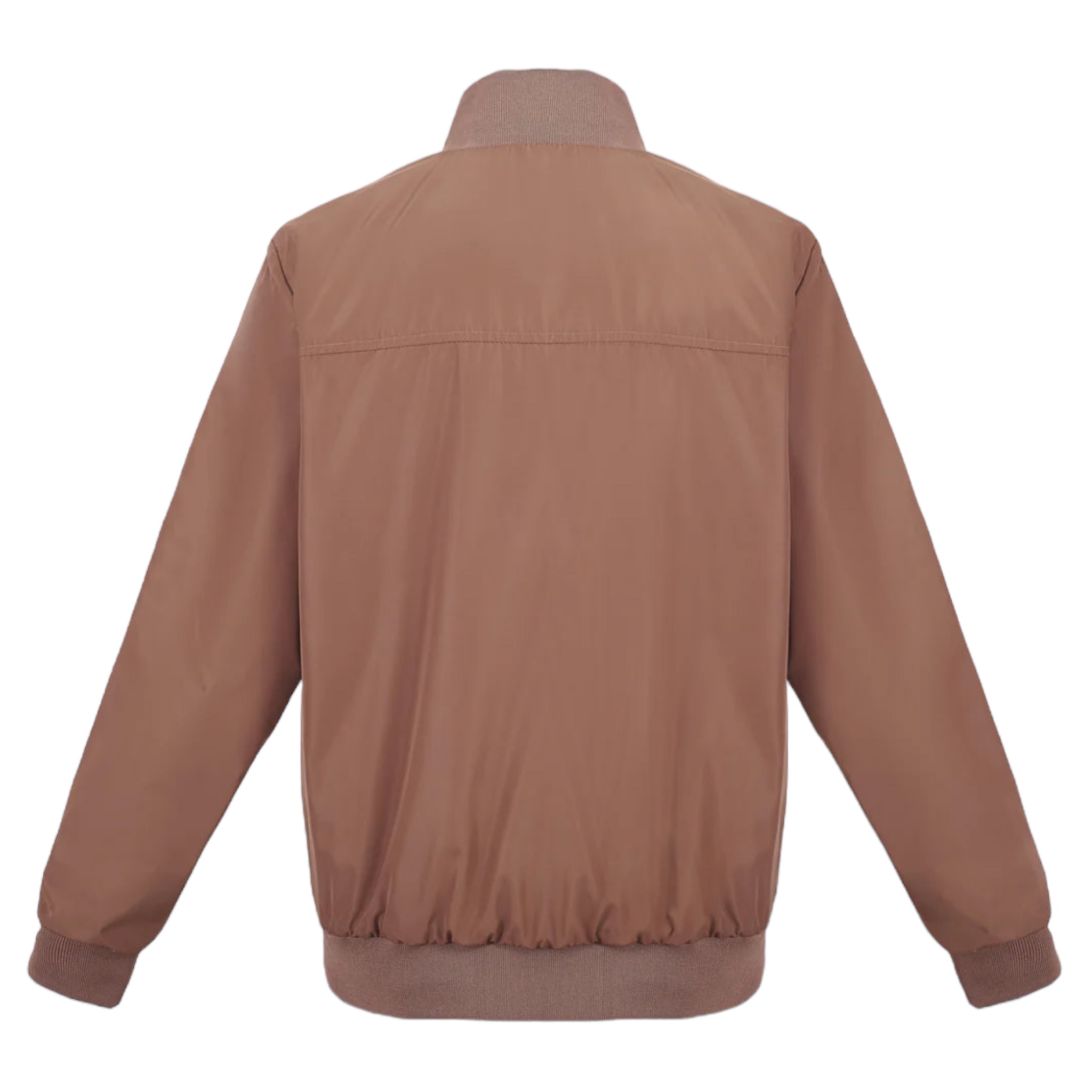 Chamarra Doble Vista Color Camello/Negro Polo Team.