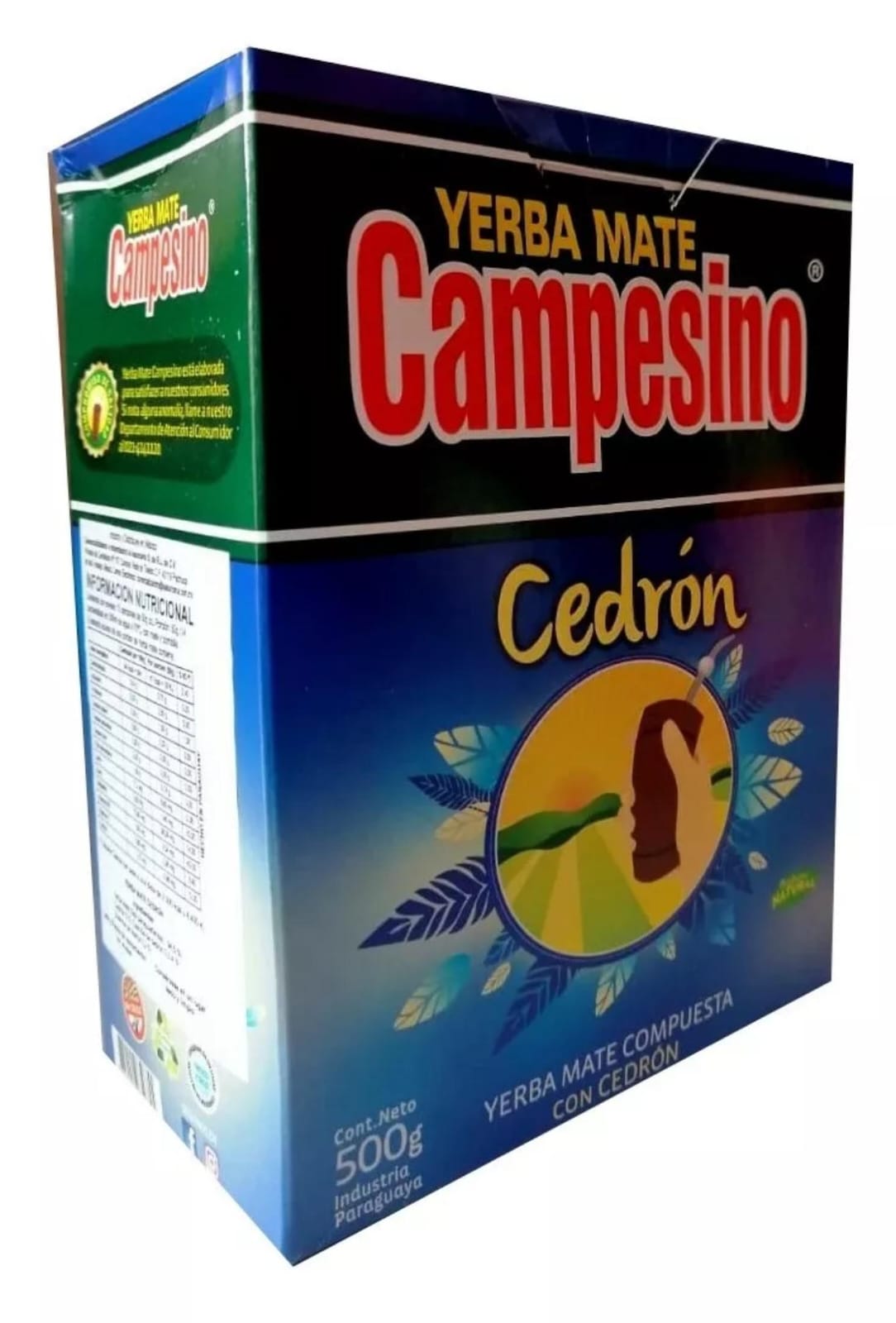Yerba Mate Campesino Cedrón 500 g.