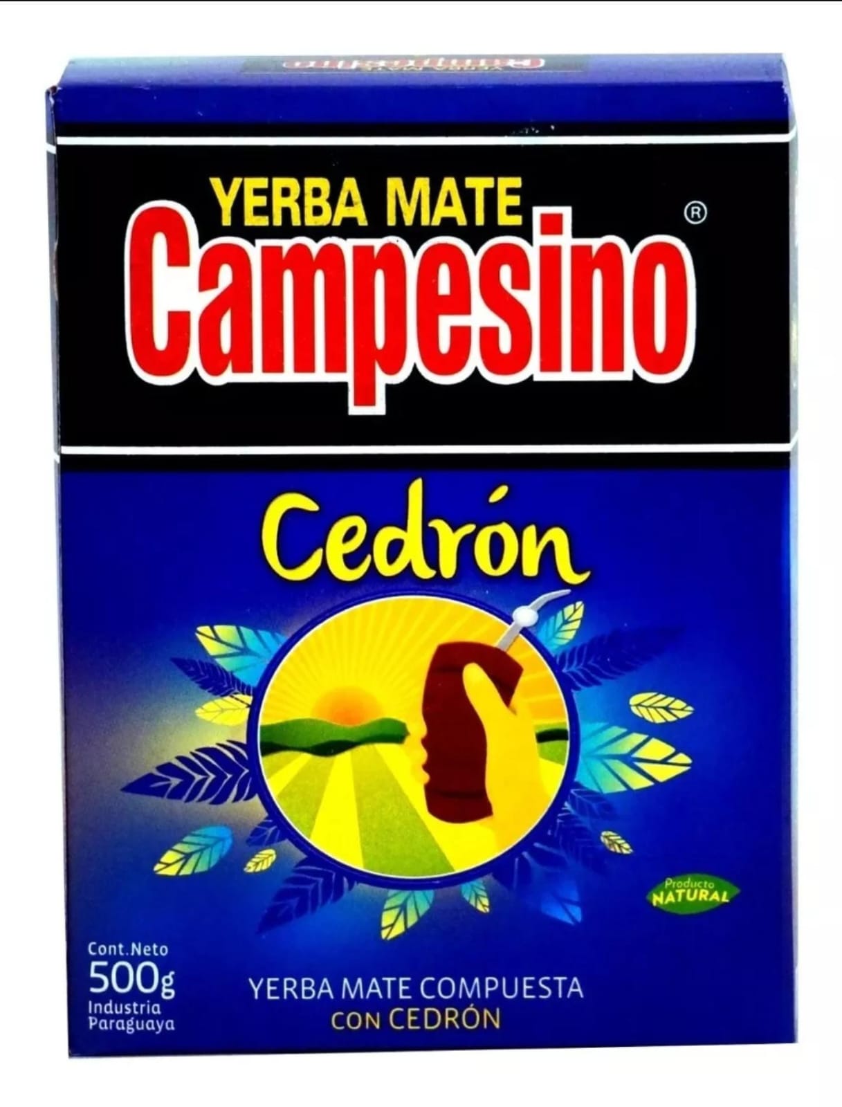Yerba Mate Campesino Cedrón 500 g.