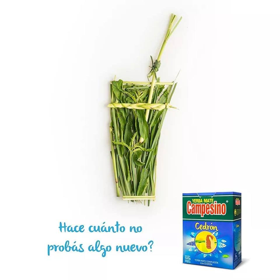 Yerba Mate Campesino Cedrón 500 g.
