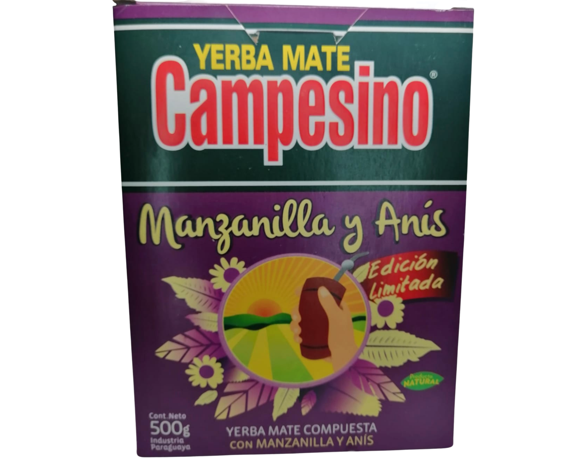 Yerba Mate Campesino Manzanilla y Anís 500 g