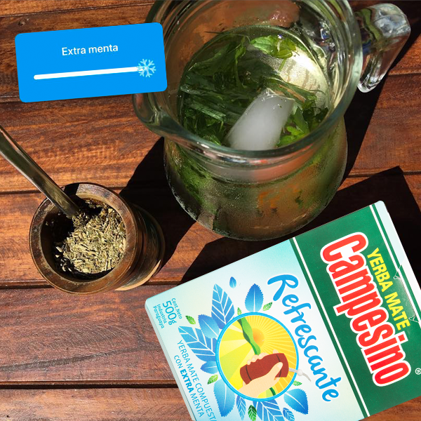 Yerba Mate Campesino Refrescante 500 g.