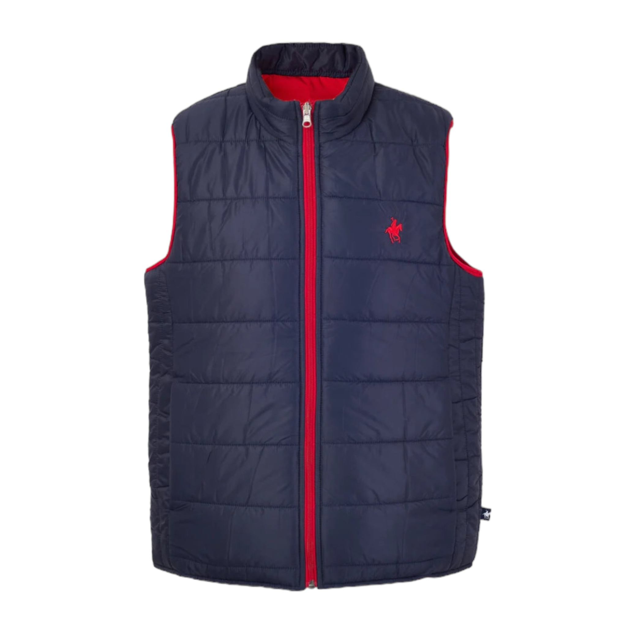 Chaleco Doble vista Marino/Rojo Polo