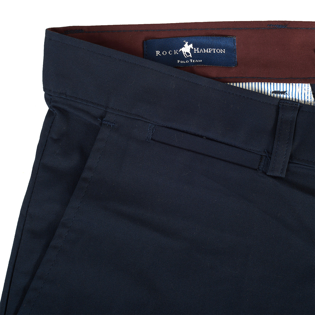 Pantalón Liso Color Azul Marino Para Caballero Polo Team.