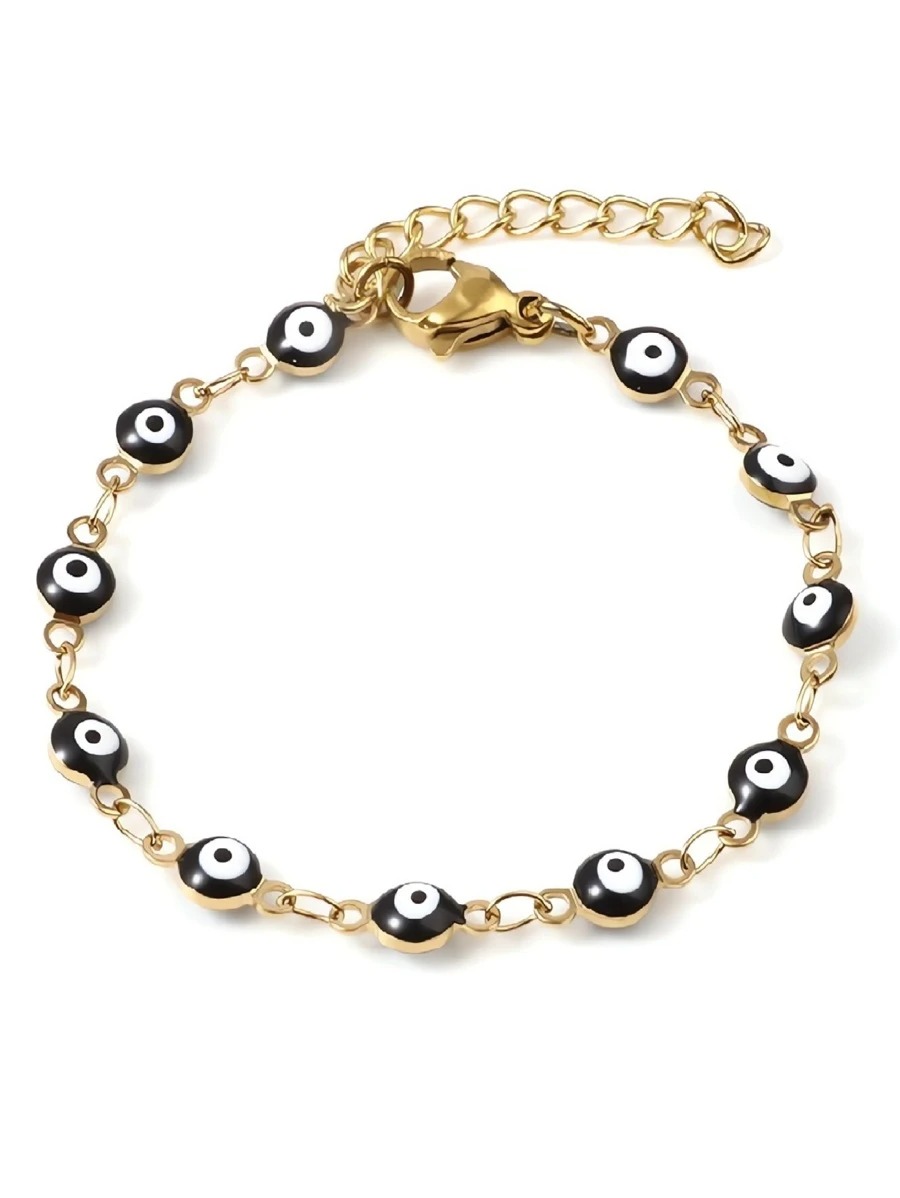 Pulsera de ojo turco negro