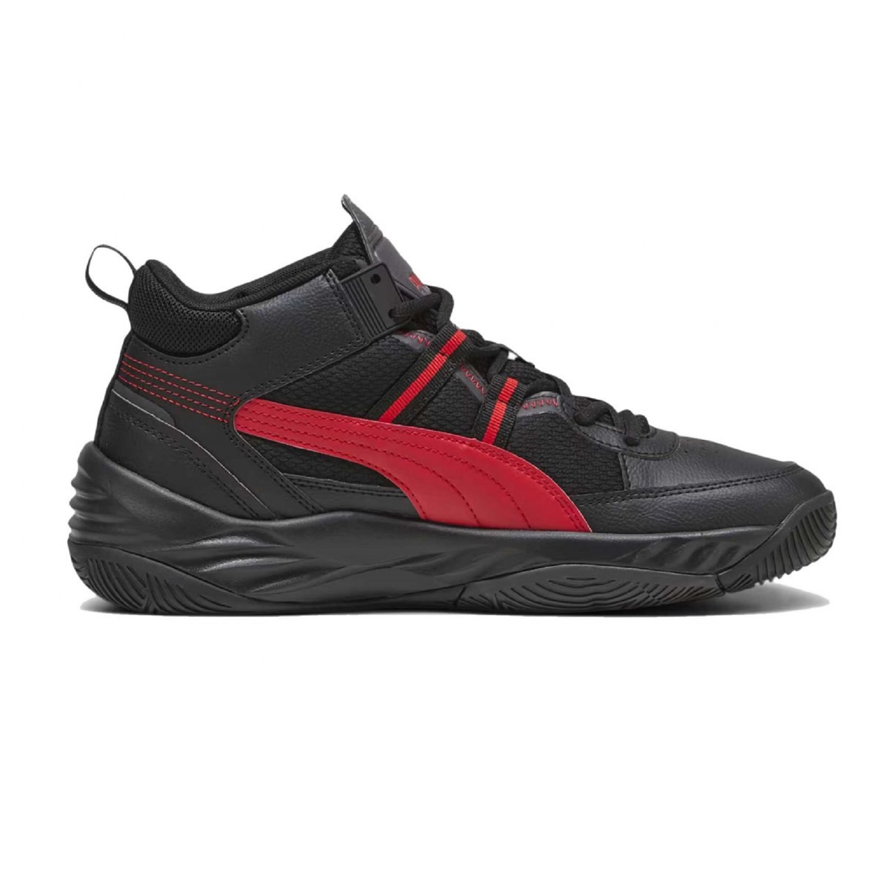 Tenis Puma Rebound Future Nextgen Negro rojo basquetbol hombre Talla 29