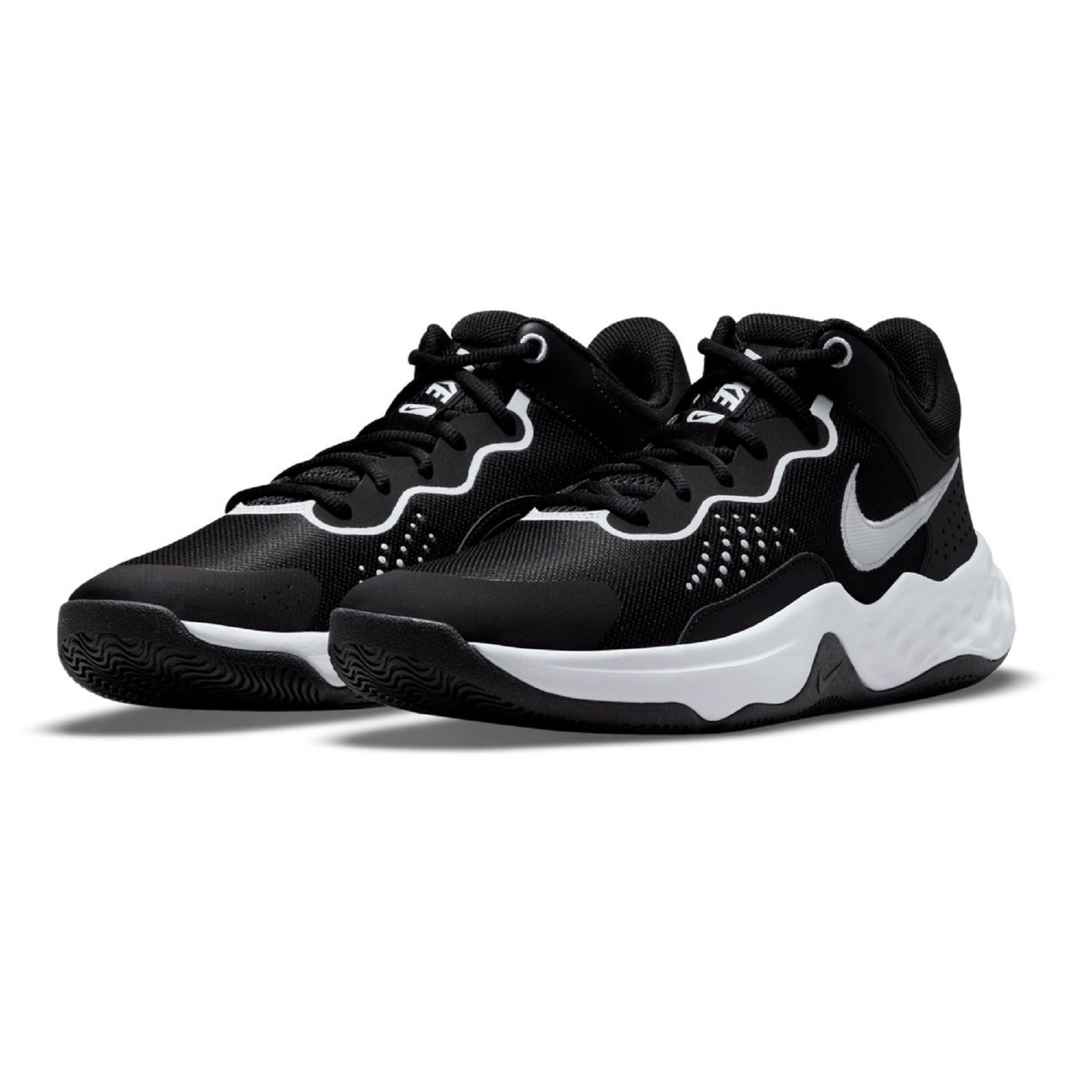 Tenis Nike Fly By Mid 3 Negro/blanco Basquetbol Hombre Talla #28.5