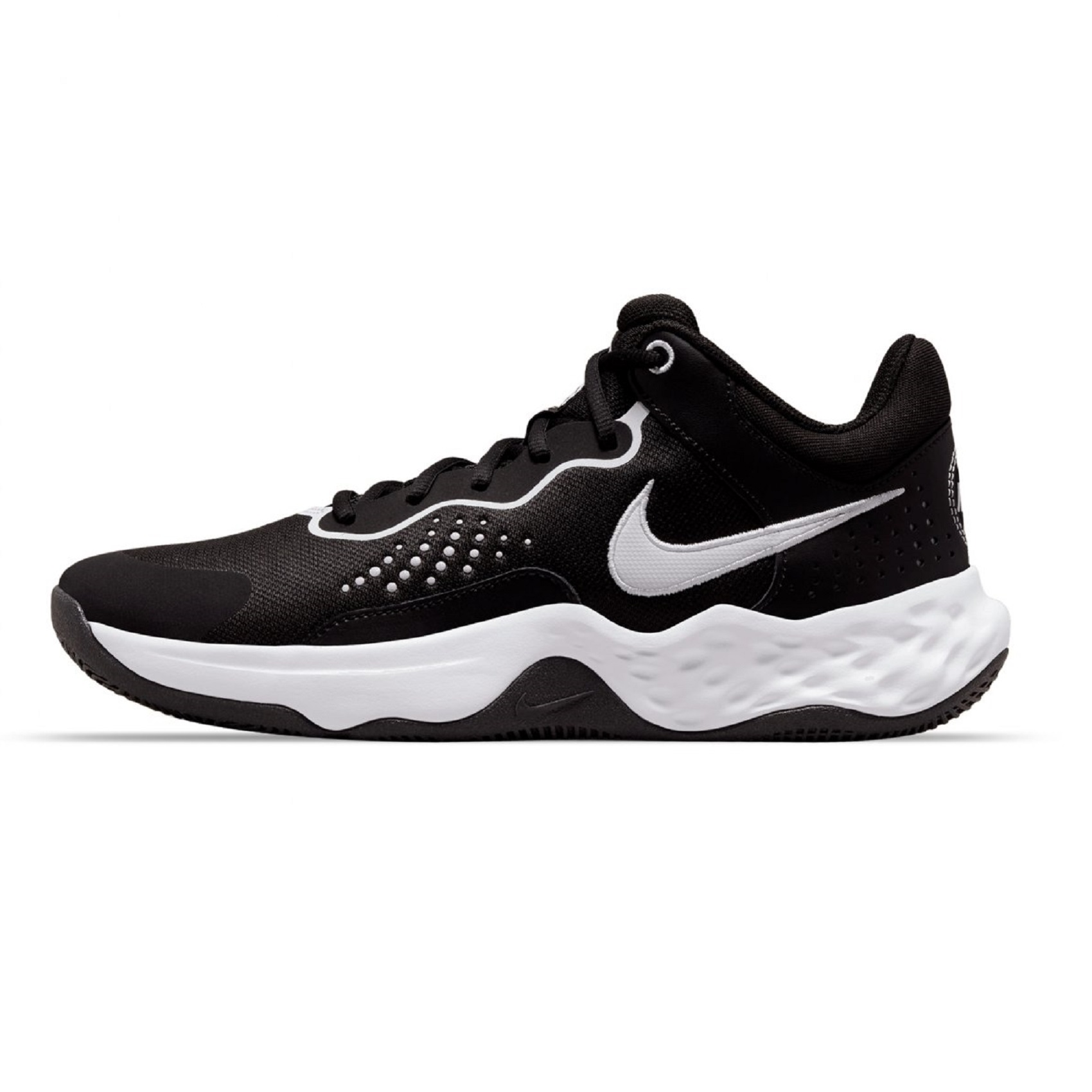 Nike blancas con negro hombre best sale