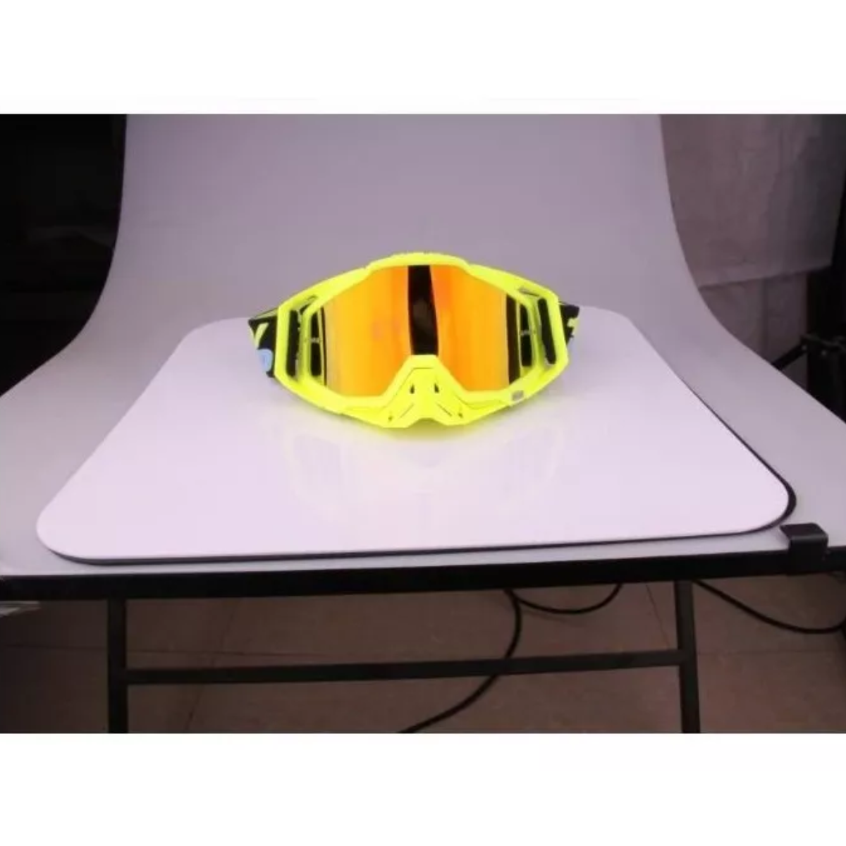 Gafas De Motocross Rzr Moto - Gafas De Motocicleta Amarillo