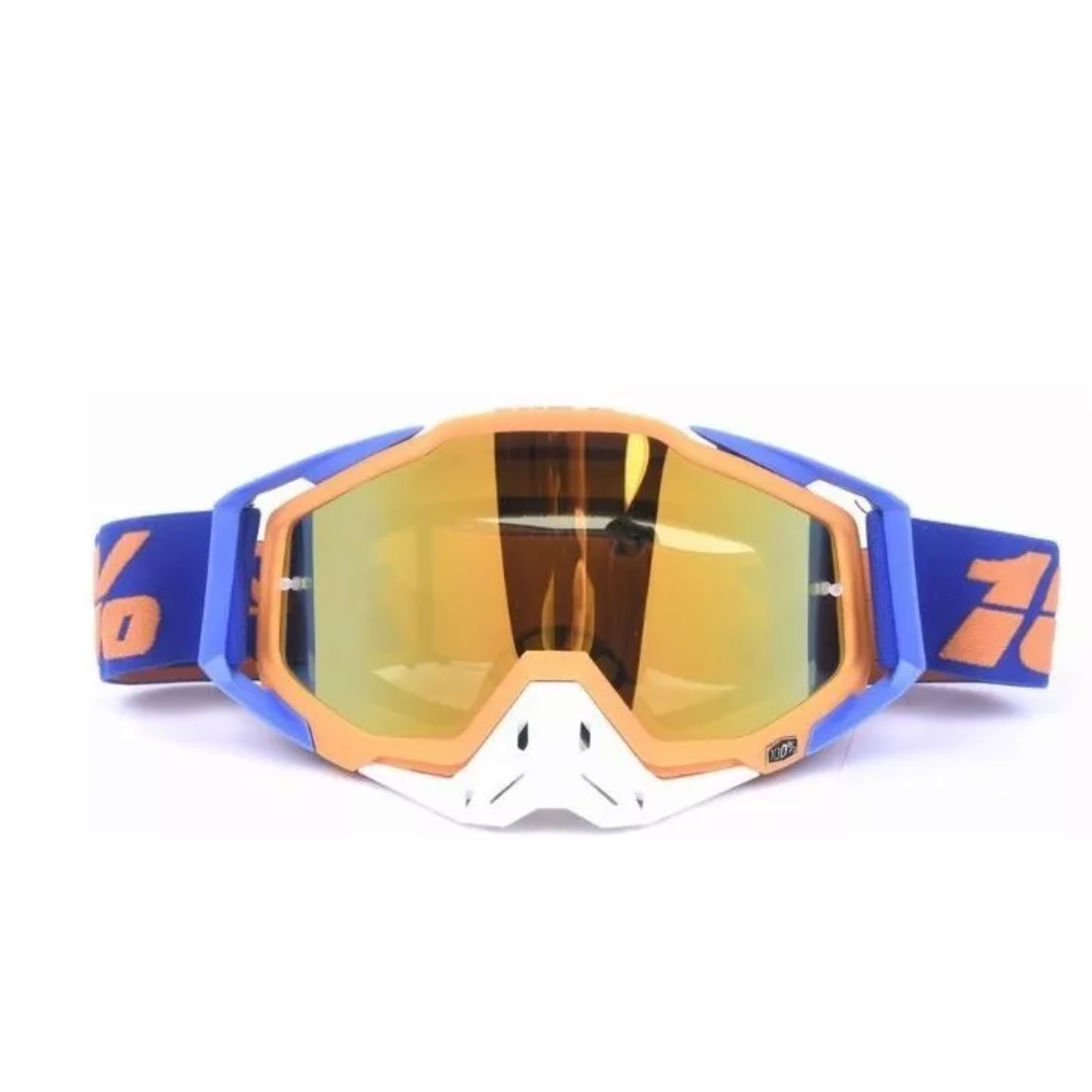 Gafas De Motocross Rzr Moto - Gafas De Motocicleta Naranja