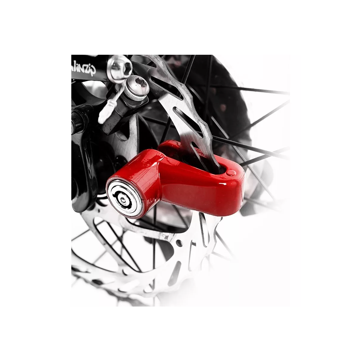 2pzs Candado Disco Moto Metal Seguro Antirrobo Disco Freno