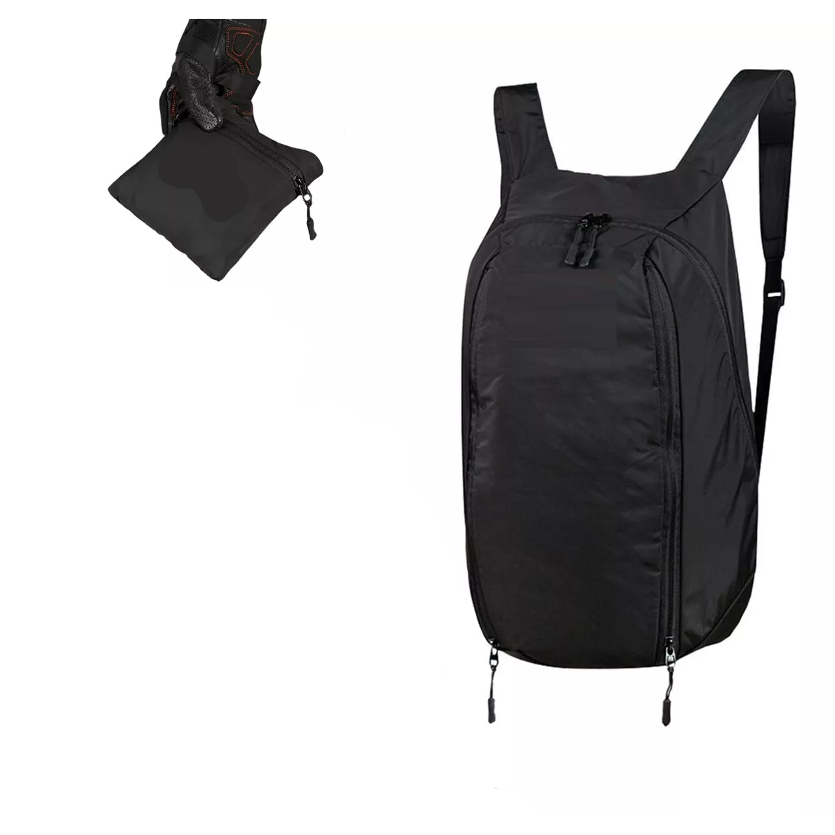 Mochila Motociclista Impermeable Y Plegable Para Casco Bolsa