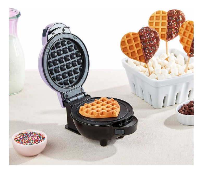 Mini Wafflera Dash 7 Placas Intercambiables + Estuche Almace