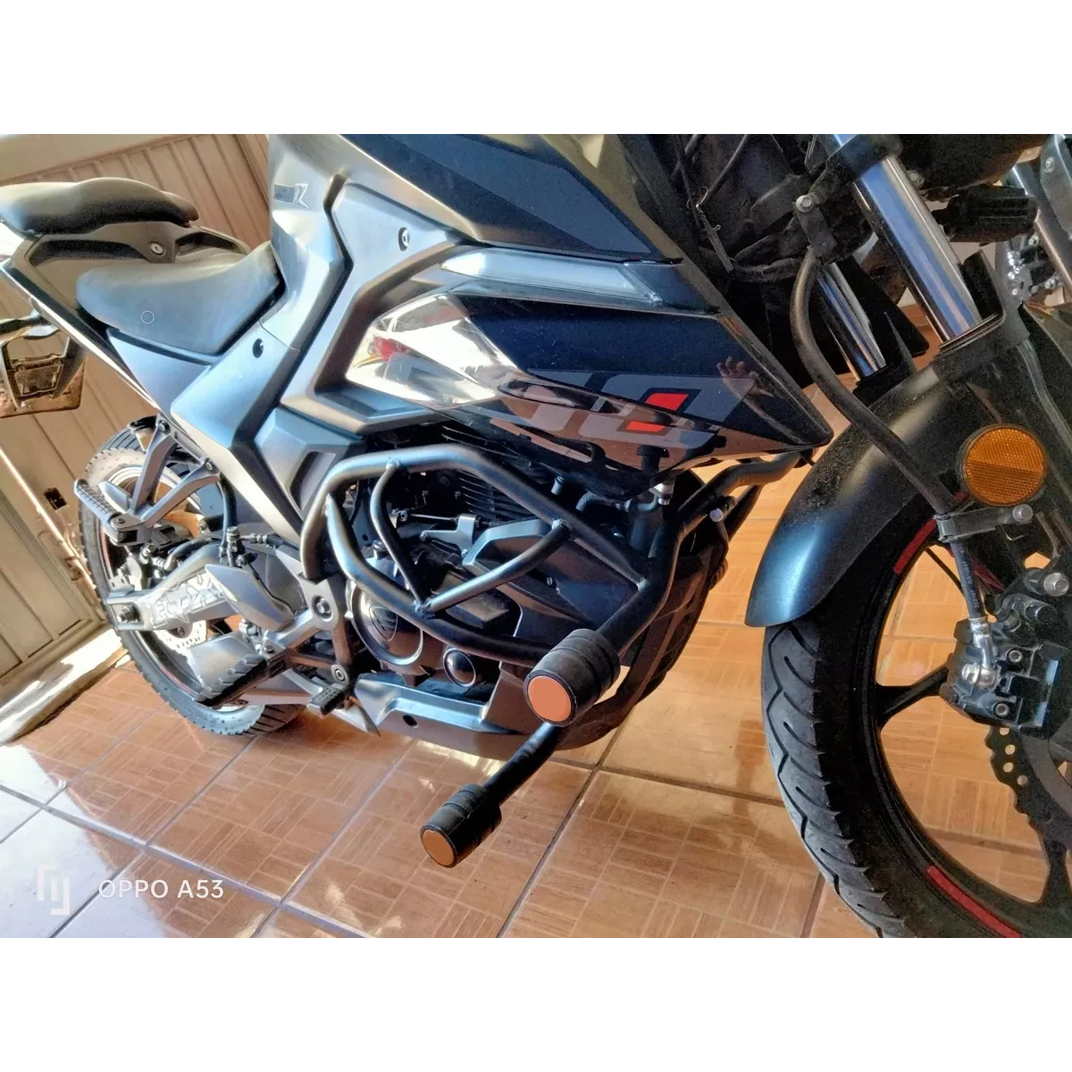 Slider Jaula Proteccion Italika 250z Grafito-negra