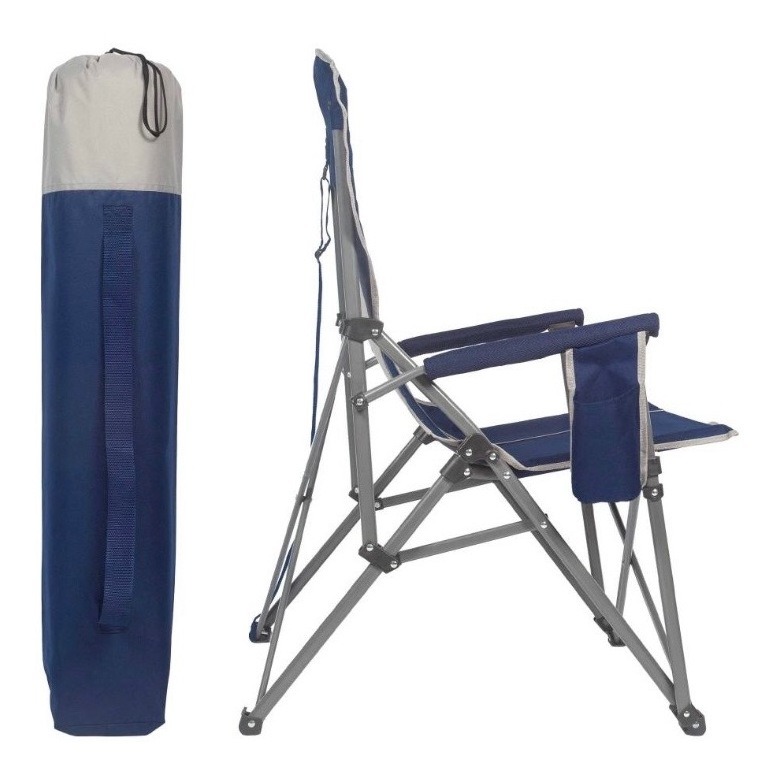 2 Sillas Plegables Para Camping Pesca Playa Azules.