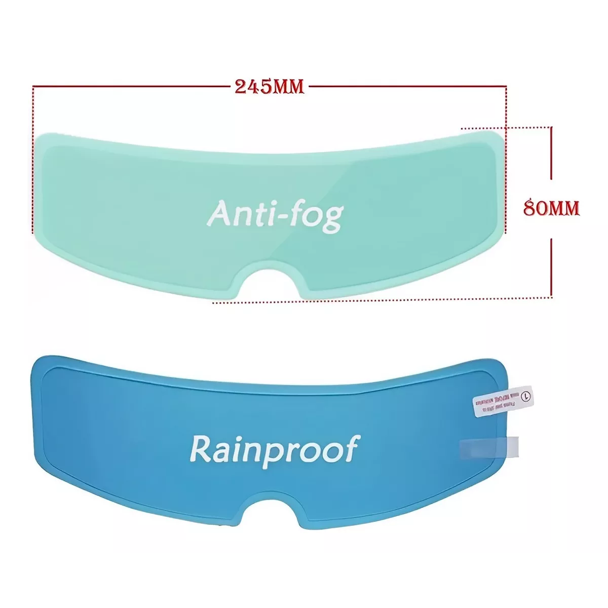  Mica Antiempañante Niebla Lluvia Moto Visor Casco