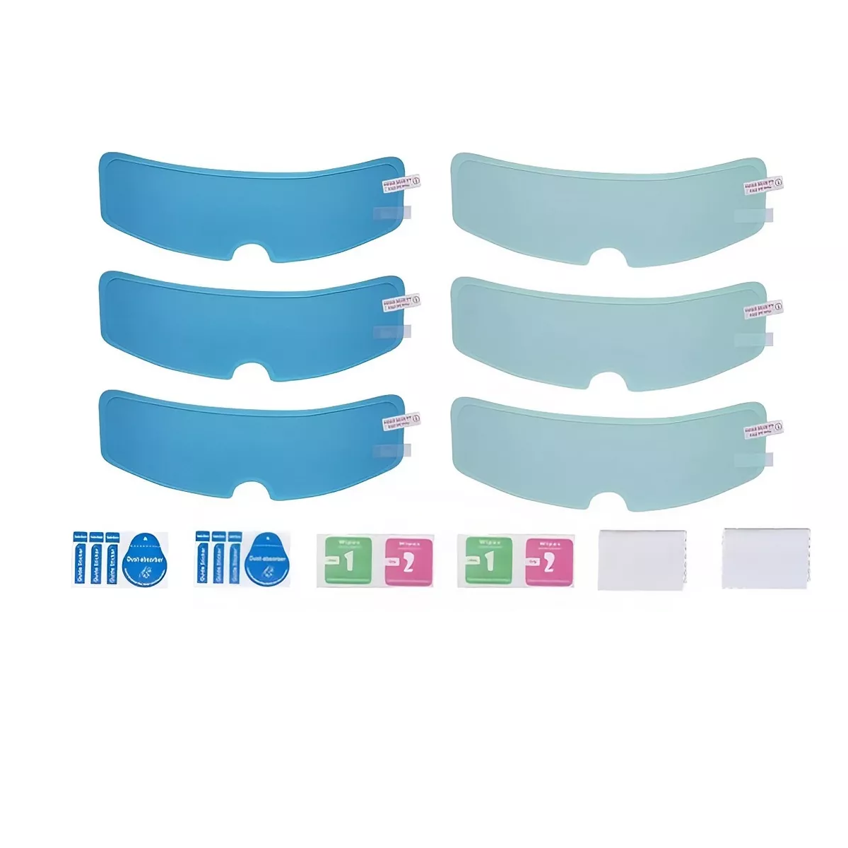  Mica Antiempañante Niebla Lluvia Moto Visor Casco