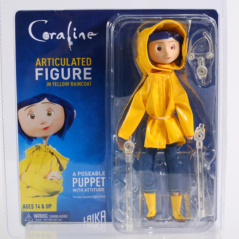 Coraline Abrig Lluvia Secret Door Puerta Secreta Neca Figura
