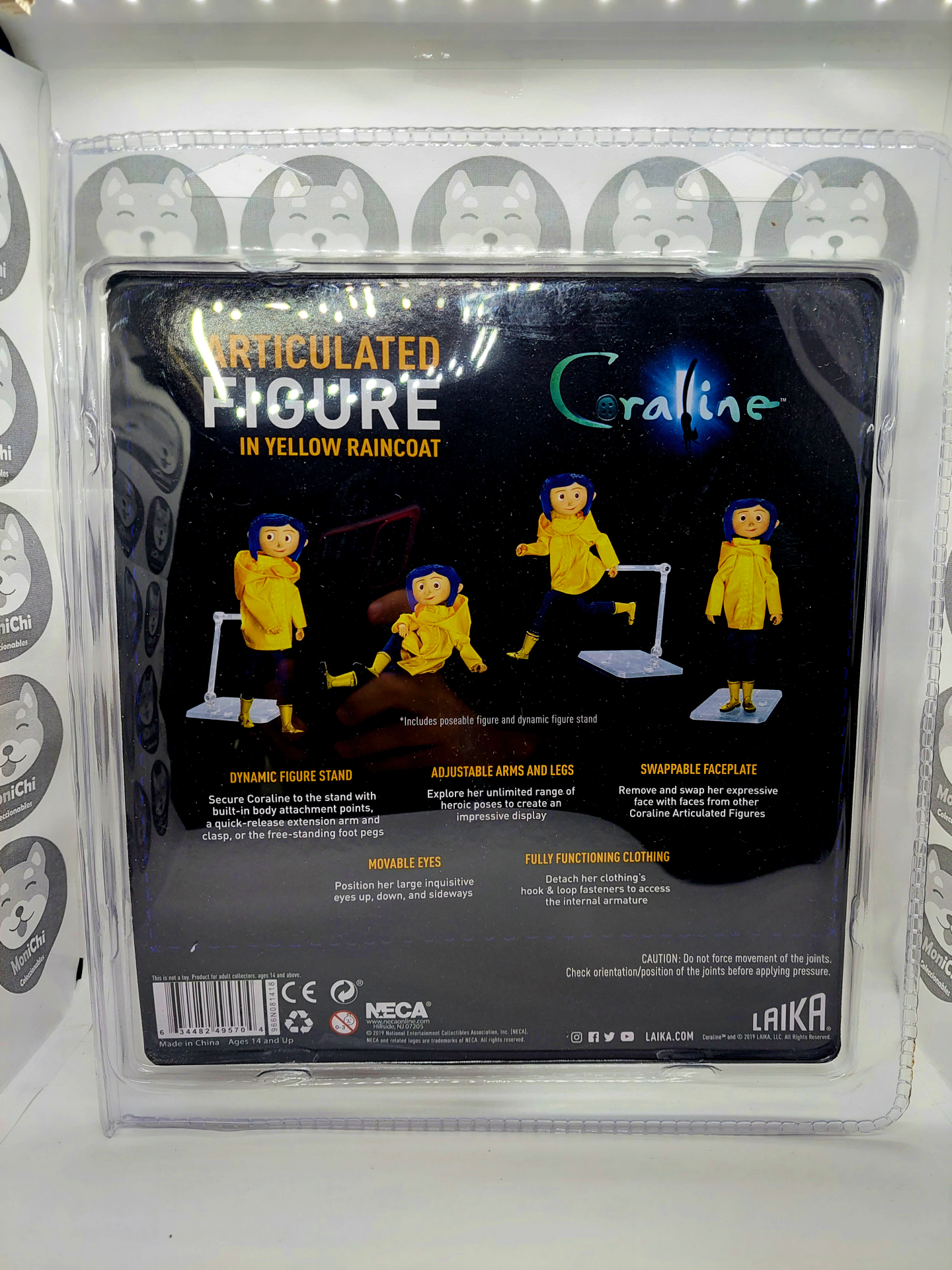 Coraline Abrig Lluvia Secret Door Puerta Secreta Neca Figura