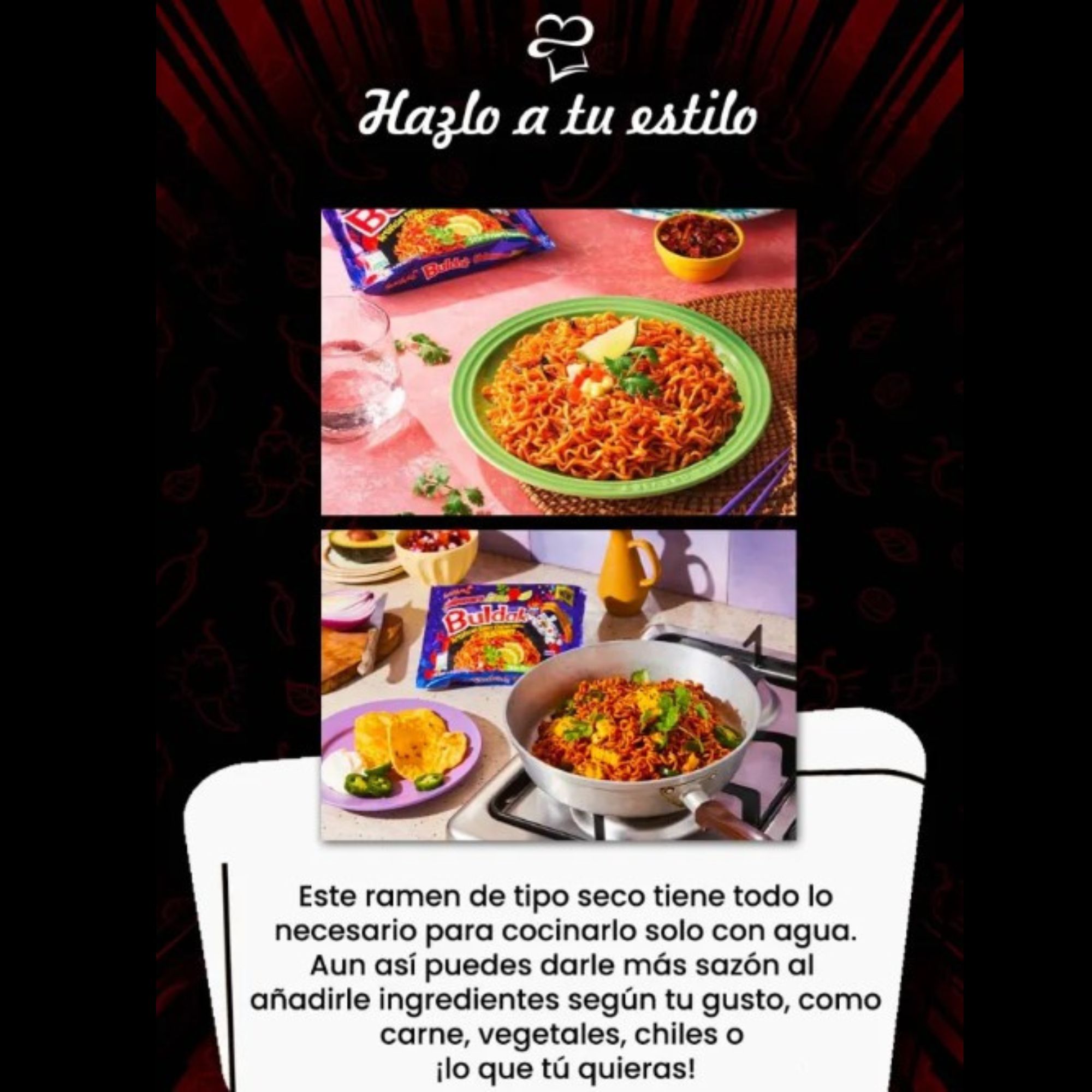 Sopa Instantánea Ramen Coreana Buldak Big Bowl Sabor Habanero de 16 Piezas