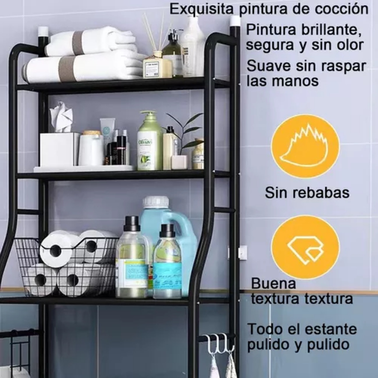 Repisa Mueble Para Baño Estante Organizadores Accesorios