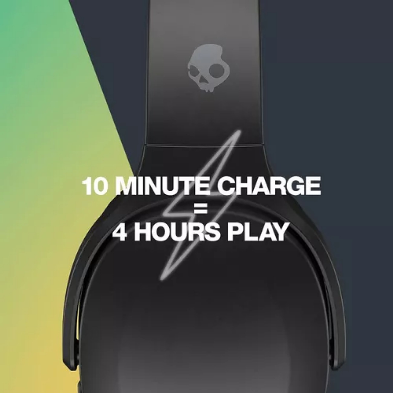 Audífonos Inalámbricos Over-ear Crusher Evo Skullcandy Negro
