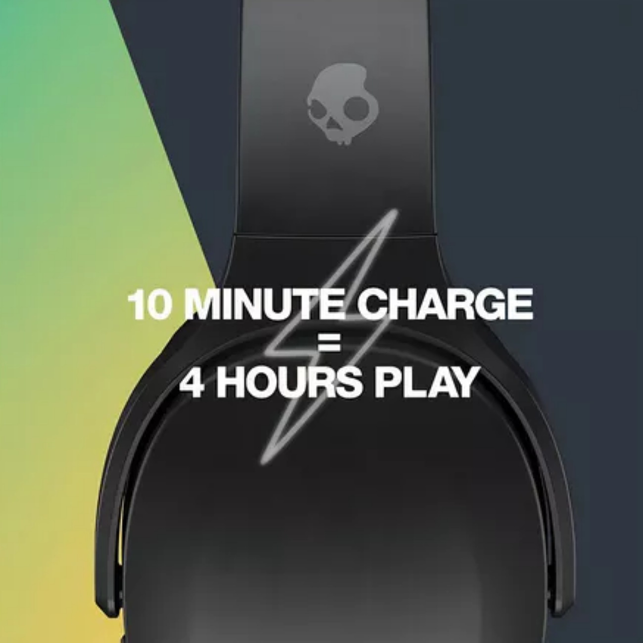 Audífonos Inalámbricos Over-ear Crusher Evo Skullcandy Negro