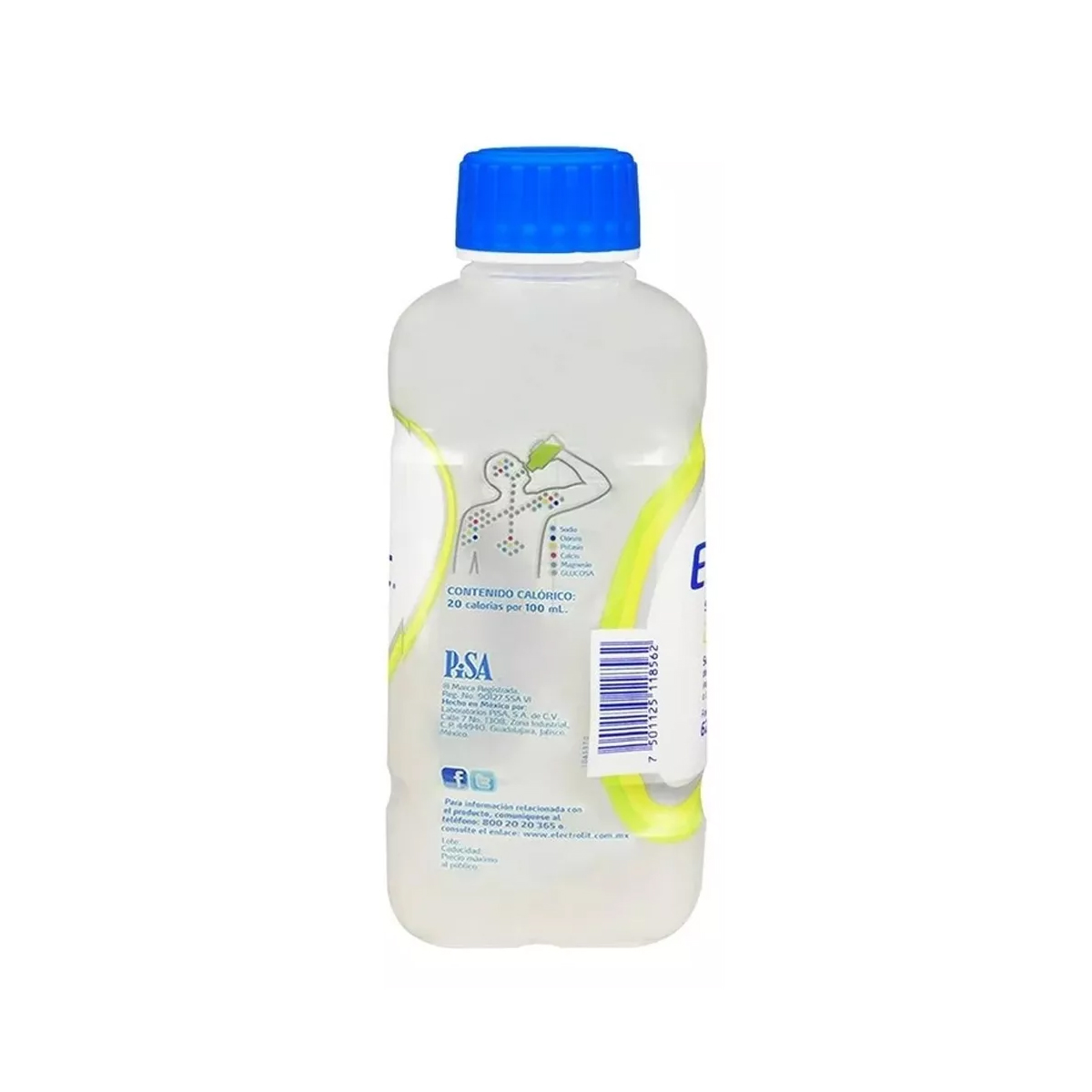 Suero Rehidratante Electrolit Lima Limón 18 Piezas de 625 ml