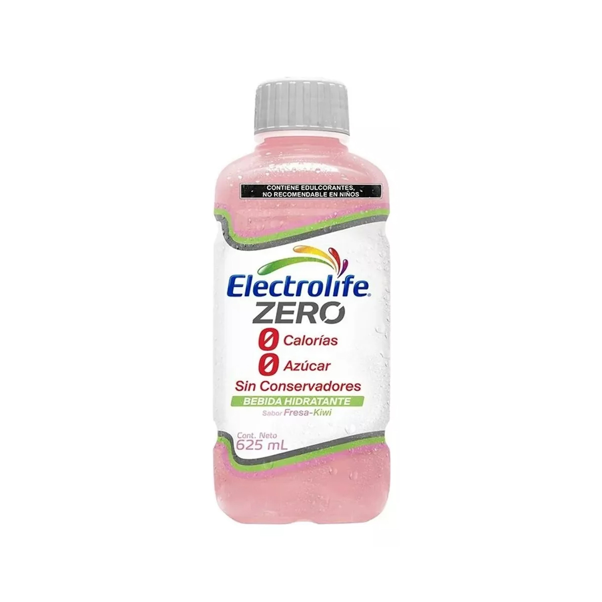 Suero Electrolife Sabor Fresa Kiwi Zero 18 Piezas de 625 ml c/u