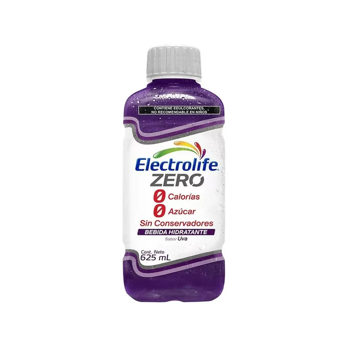 Suero Electrolife Sabor Uva Zero 10 Piezas de 625 ml c/u