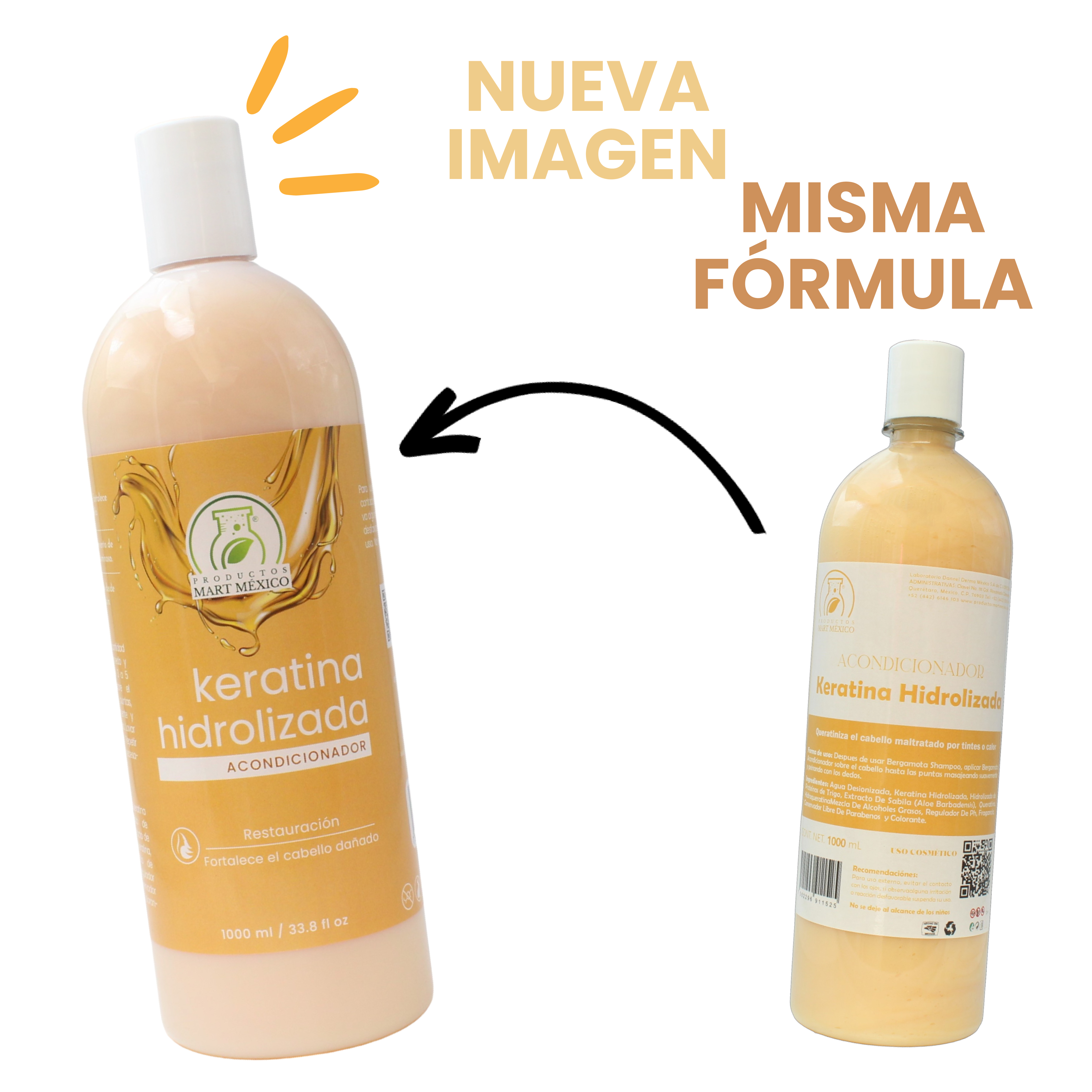 Acondicionador De keratina Control Frizz 1 litro