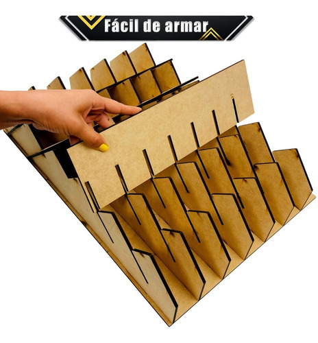 Exhibidor Coleccionador De Autos Tipo Hotwheels 42 Carritos