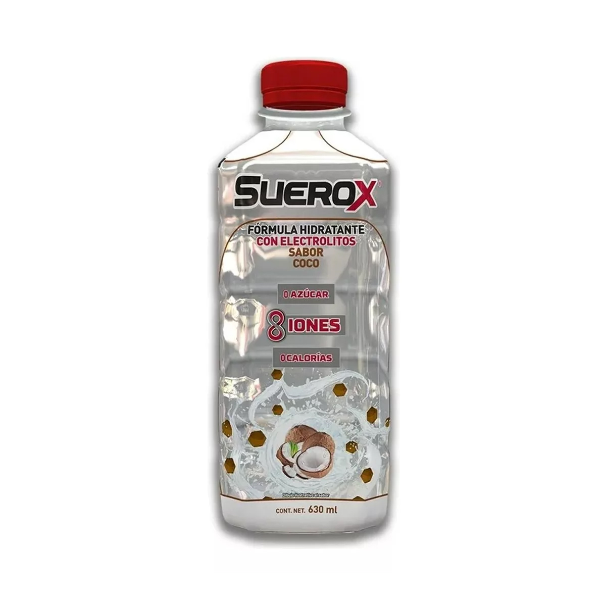 Bebida Rehidratante Suerox Coco 10 Piezas de 630 ml c/u